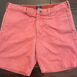J. Crew Gramercy shorts sz 32  salmon colored